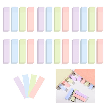 BAYTORY 6 Pads Soft Pastel Sticky Notes, Memo Sticky Note, Colorful Self-Stick Note Easy to Post for Office School Home Study (3x3 & 3x2 & 3x0.7 Inch)