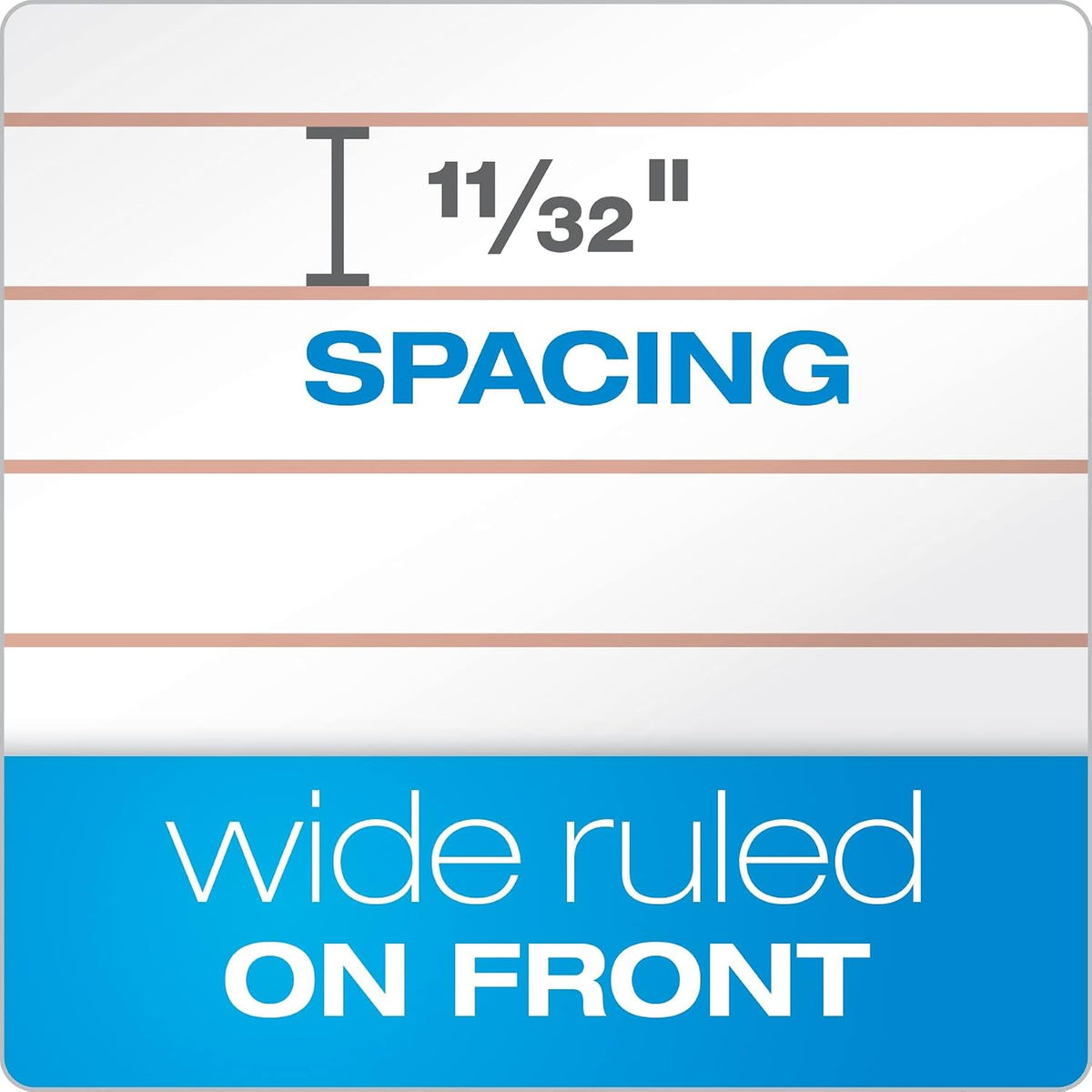 Ampad Gold Fibre Retro Pad, Wide Rule, 8-1/2 x 11-3/4, White, 70-Sheets/Pad (20-008R)