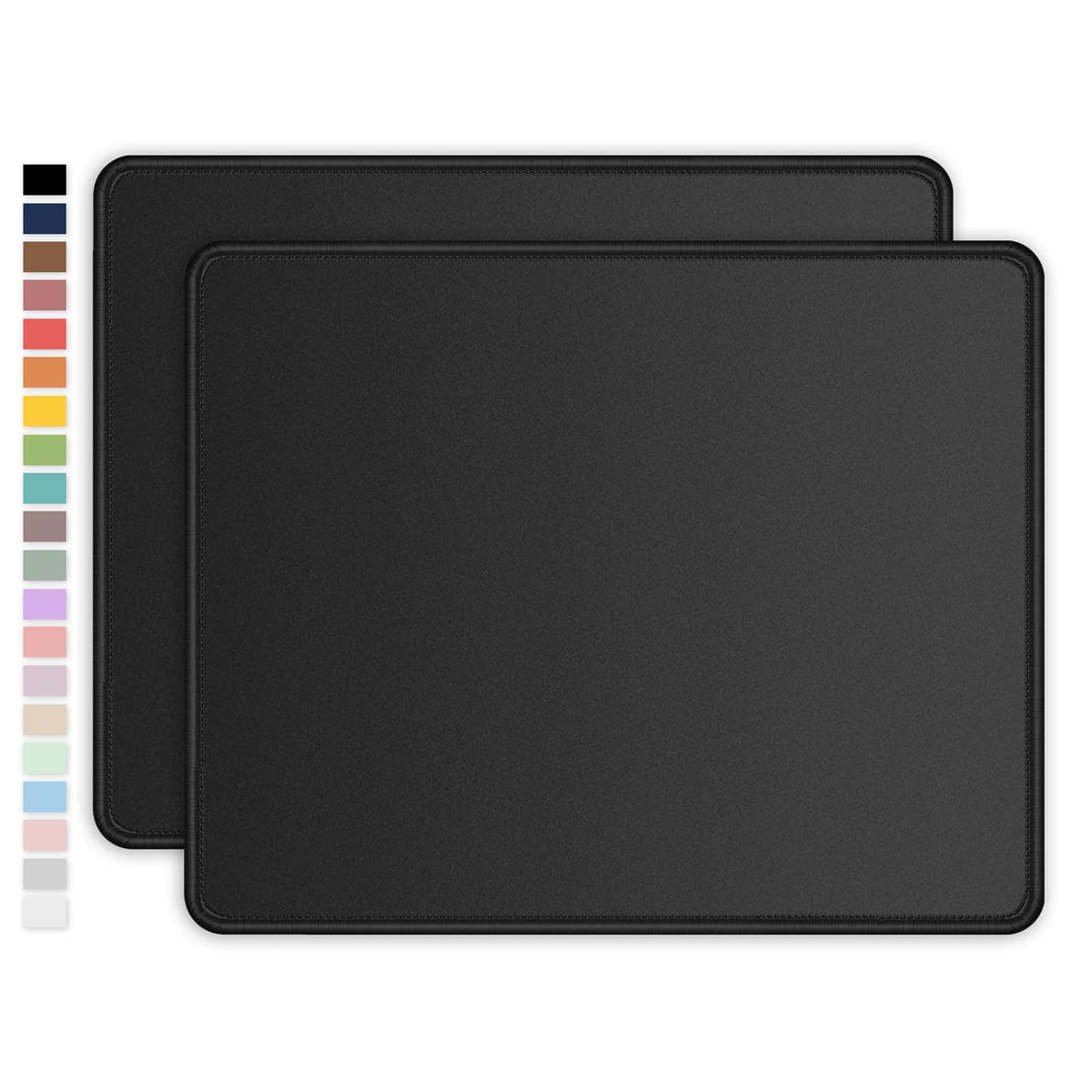 ITNRSIIET Mouse Pad with Stitched Edge Premium Textured Smooth Precise Operation Waterproof Washable Non-Slip Rubber Base Desktop Protection Mat, 10.2×8.3×0.12 inches, Palm Texture