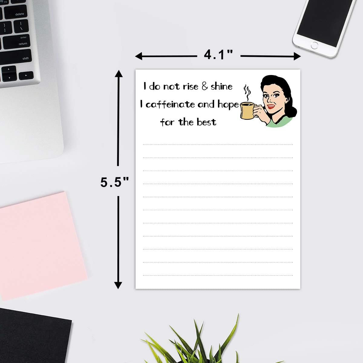 Fancy Land Funny Notepads Women Sarcastic Notepads Adults Memo Pad 4Pcs