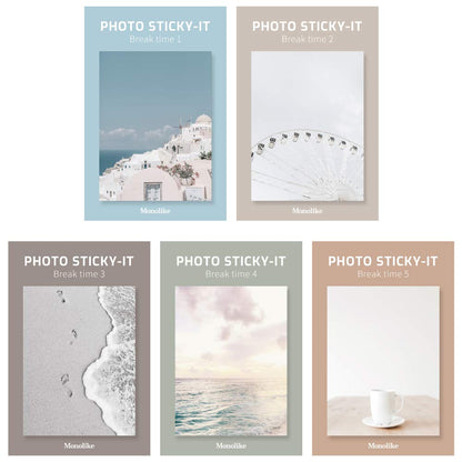 Monolike Gureum's Daily Life Sticky-it - 6p Set Self-Adhesive Memo Pad 50 Sheets