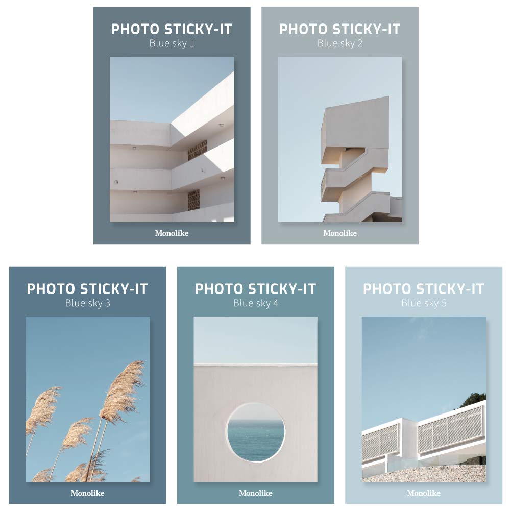 Monolike Gureum's Daily Life Sticky-it - 6p Set Self-Adhesive Memo Pad 50 Sheets