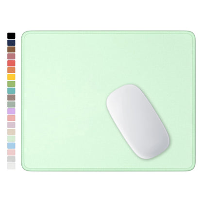 Hsurbtra Mouse Pad, Premium-Textured Square Mousepad 10.2 x 8.3 Inch, Stitched Edge Anti-Slip Waterproof Rubber Pretty Cute Computer Mat for Office Gaming Laptop Women Kids Sage Green