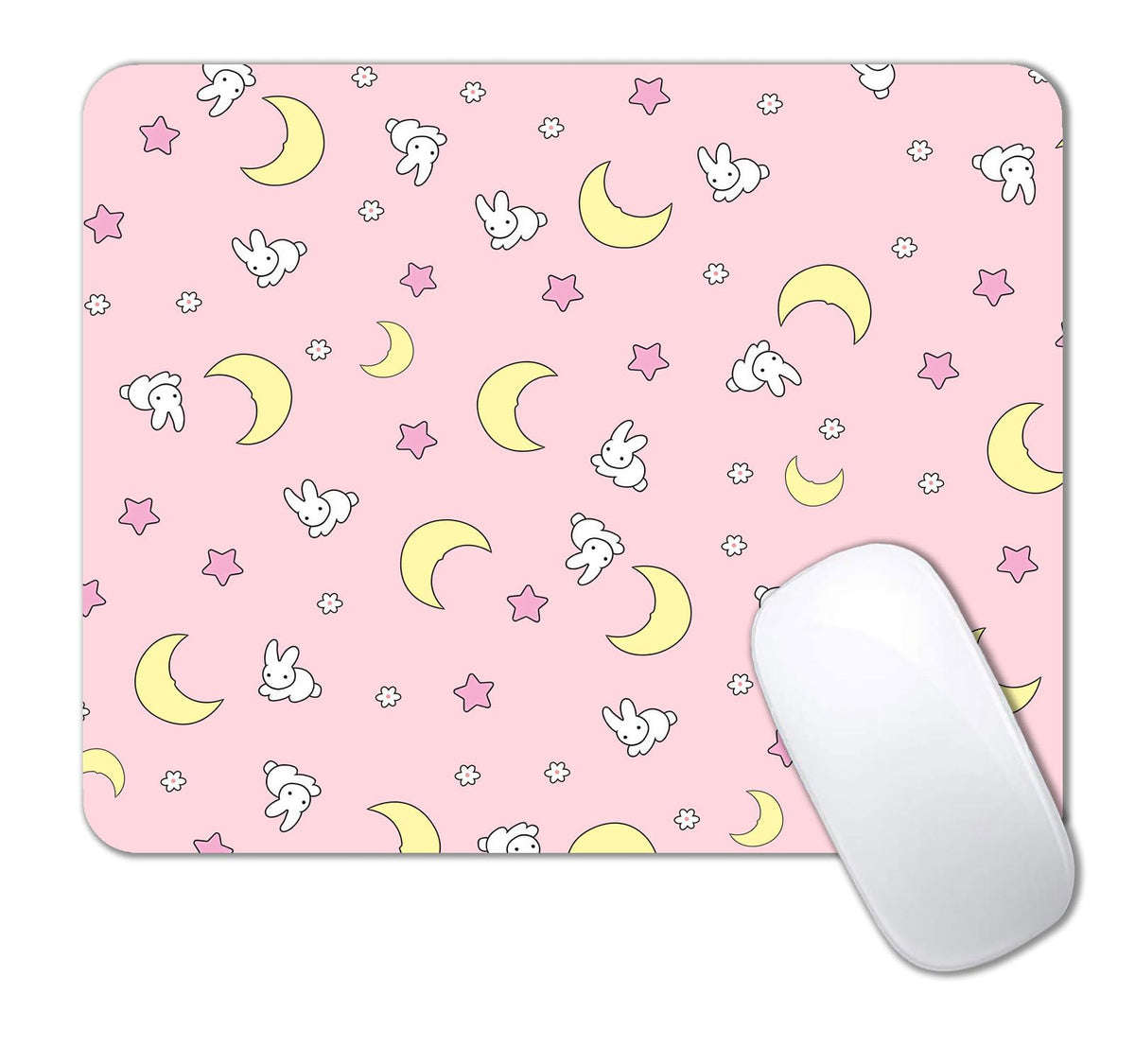 IMAYONDIA Small Mouse Pad Cute, Purple Gold Butterfly Mouse Pads, Modern Flowers Mousepad for Women Girls, Beutiful Mouse Mat Computer Laptop Office, 9.5 X 7.9 Inch