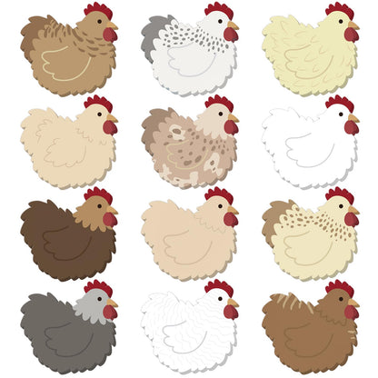 Yinder 24 Pads Animal Sticky Notes, Cute Cartoon Memo Self Adhesive
