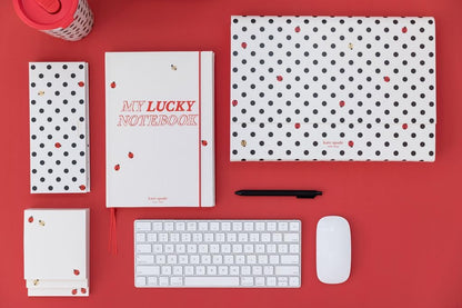 kate spade new york Stacked Notepad, Ladybug Dot