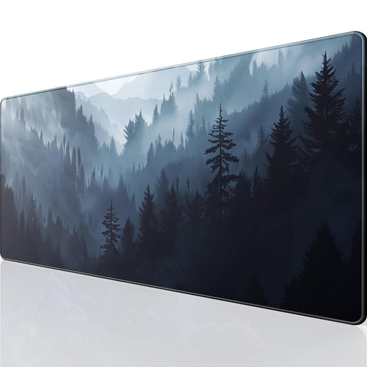 KTRIO Large Gaming Mouse Pad Desk Mat for Gamer, 31.5" x 11.8", Black, XL