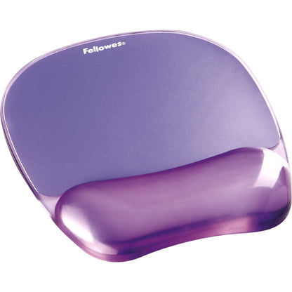 Fellowes Crystals Gel Mouse Pad Wrist Rest - Blue (91141)
