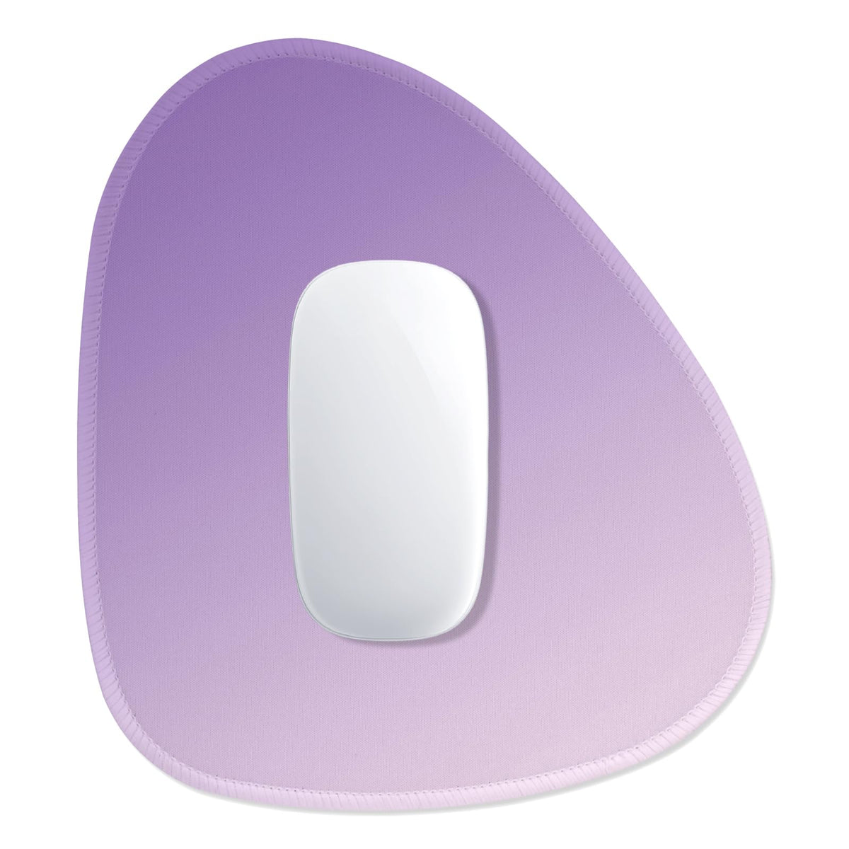 ITNRSIIET Mouse Pad Non-Slip Rubber Base Smooth Surface Stitched Edges Waterproof Durable Compatible with All Mice for Office & Gaming, Desk Accessory, Diameter 8.7 inch, Lavender