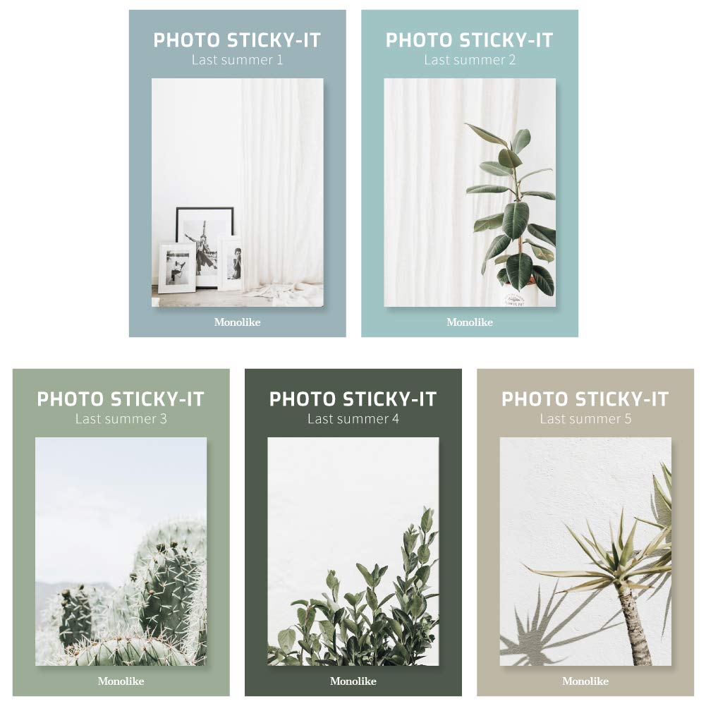Monolike Gureum's Daily Life Sticky-it - 6p Set Self-Adhesive Memo Pad 50 Sheets