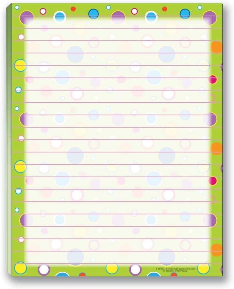 Fun Pattern Designs Pads - USA Made- 4 Assorted Notepads - Shopping List, Teachers, Home, Office, Small Gift - USA Made