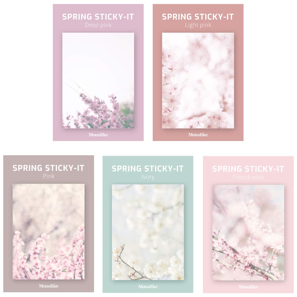 Monolike Gureum's Daily Life Sticky-it - 6p Set Self-Adhesive Memo Pad 50 Sheets