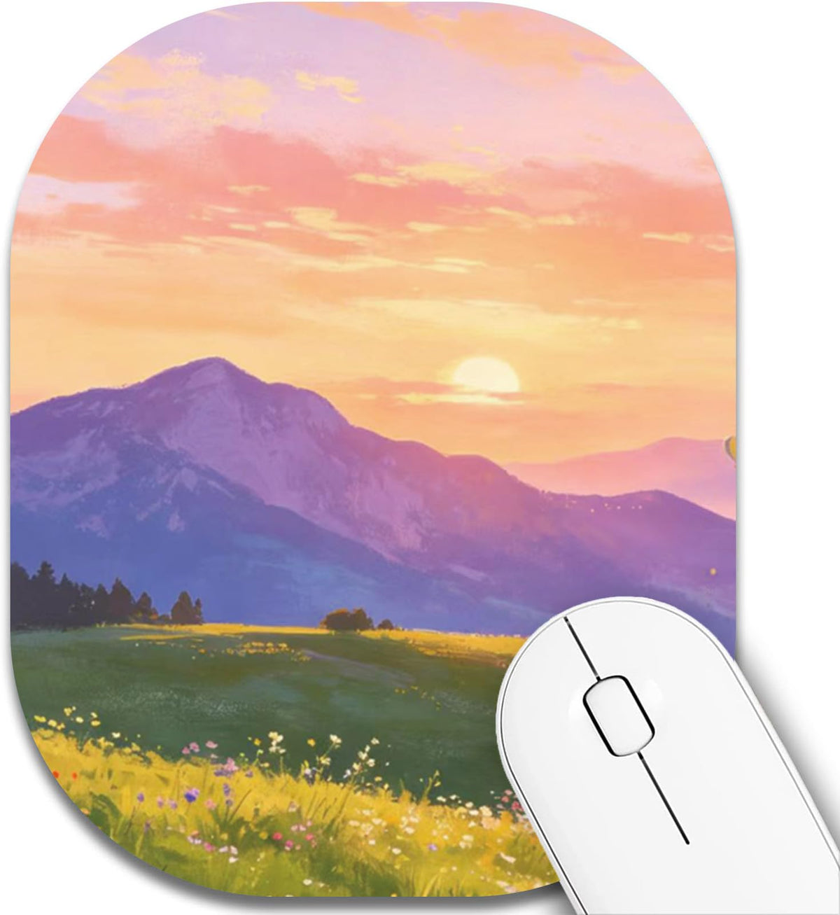 Small Mouse Pad，Mini Mouse Pad 6 x 7 Inch，for Laptop Keyboard Tray Wireless Mouse Home Office Travel，with Non-Slip Rubber Base, Waterproof Mouse Mat，Cyan Blue Marble