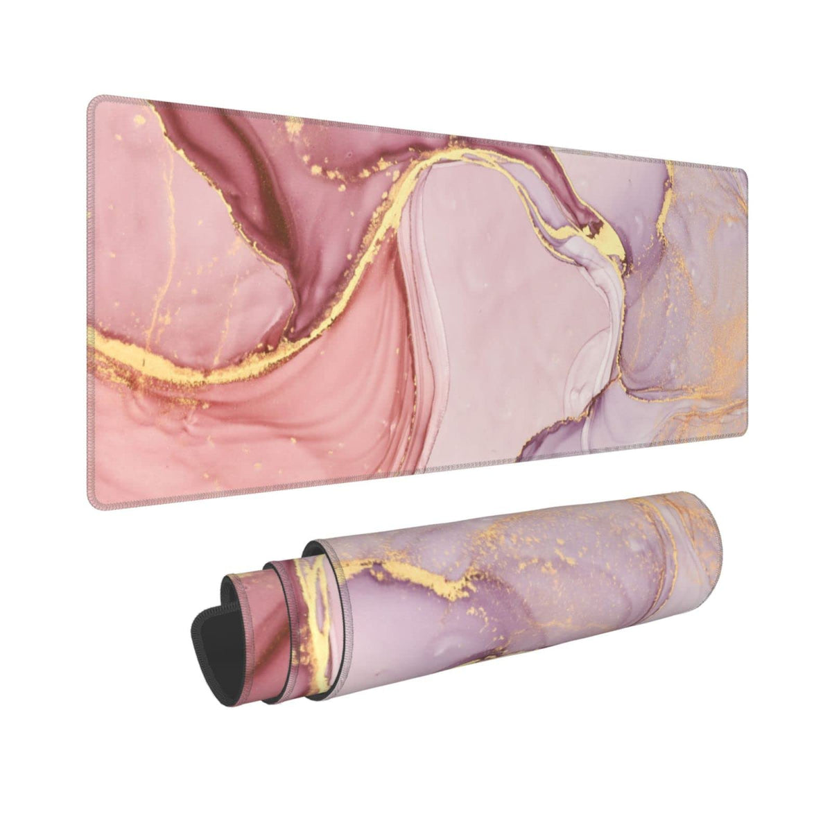 White Ukiyo-e Style Sports Car Large Gaming Mouse Pad Desktop Mat 31.5x11.8 Inch - Non-Slip Rubber Base - for Gamers - Perfect for Gamers & PC Enthusiasts