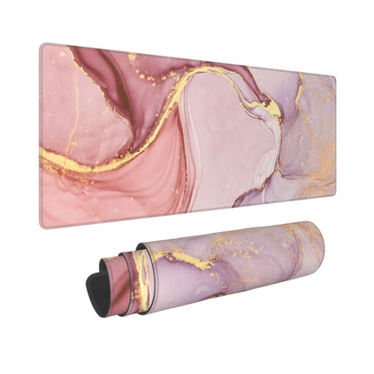 White Ukiyo-e Style Sports Car Large Gaming Mouse Pad Desktop Mat 31.5x11.8 Inch - Non-Slip Rubber Base - for Gamers - Perfect for Gamers & PC Enthusiasts
