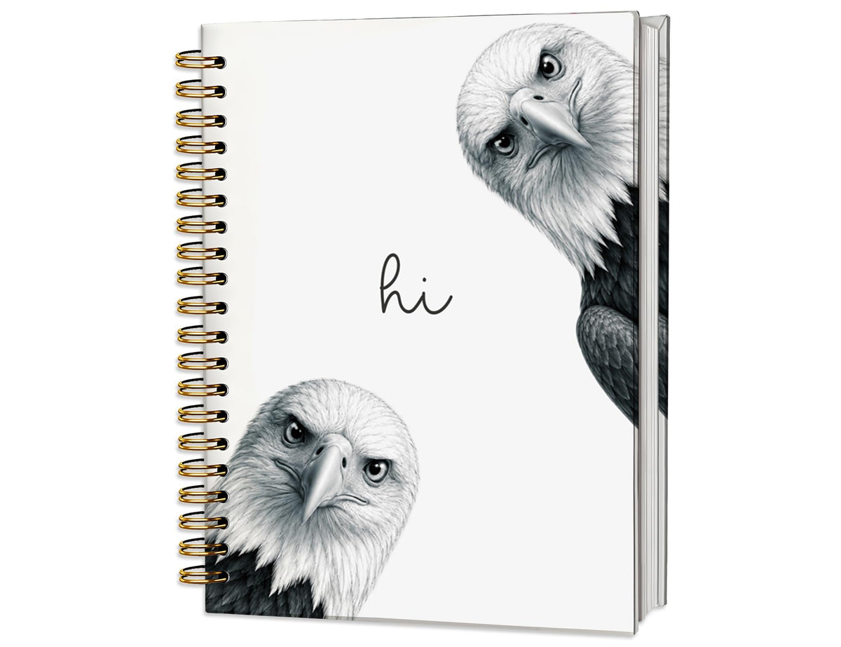Penguin Notebook Journal,Cute Animal Notebook Journal for School Women Teen Girls Kids,Gifts for Penguin Lovers,Hardcover Spiral Notebooks for Work Notes Journaling,5.5x8.3 Inch