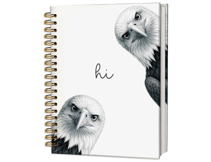Penguin Notebook Journal,Cute Animal Notebook Journal for School Women Teen Girls Kids,Gifts for Penguin Lovers,Hardcover Spiral Notebooks for Work Notes Journaling,5.5x8.3 Inch