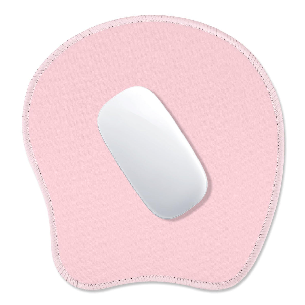 ITNRSIIET Mouse Pad Non-Slip Rubber Base Smooth Surface Stitched Edges Waterproof Durable Compatible with All Mice for Office & Gaming, Desk Accessory, Diameter 8.7 inch, Lavender