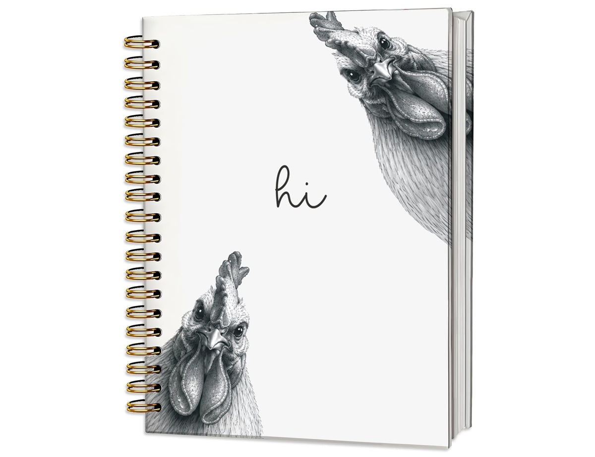 Penguin Notebook Journal,Cute Animal Notebook Journal for School Women Teen Girls Kids,Gifts for Penguin Lovers,Hardcover Spiral Notebooks for Work Notes Journaling,5.5x8.3 Inch