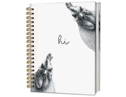 Penguin Notebook Journal,Cute Animal Notebook Journal for School Women Teen Girls Kids,Gifts for Penguin Lovers,Hardcover Spiral Notebooks for Work Notes Journaling,5.5x8.3 Inch
