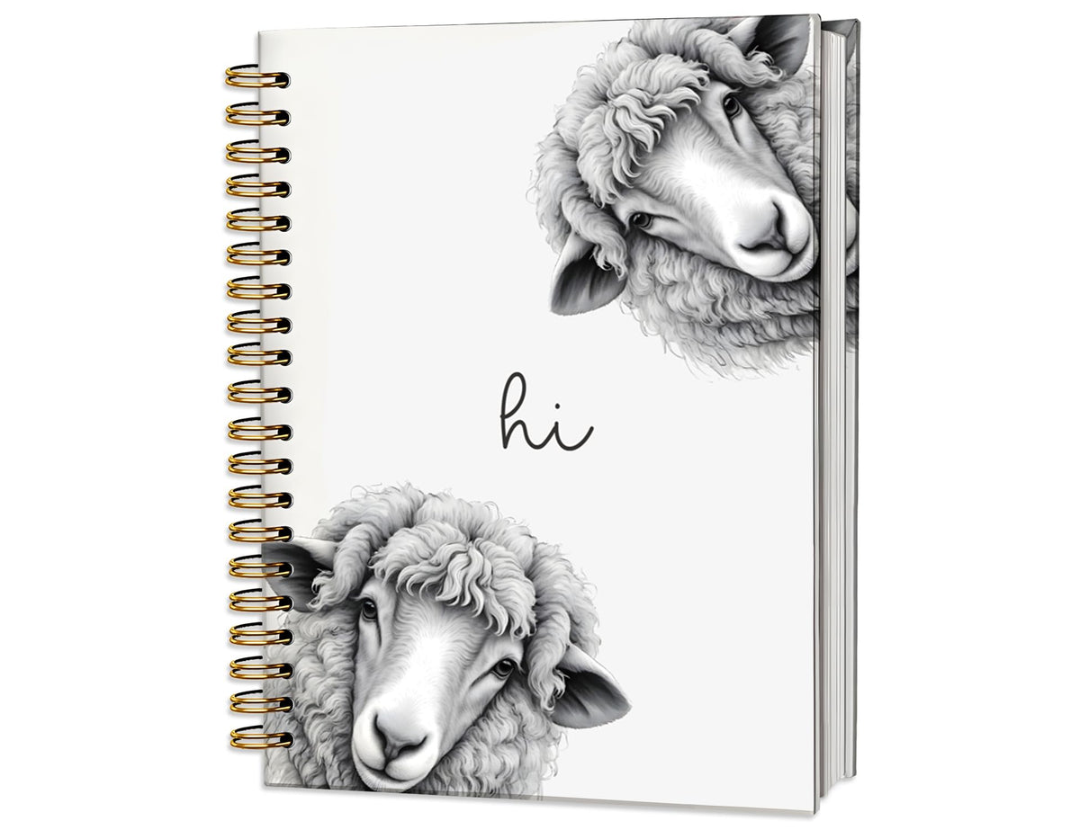 Penguin Notebook Journal,Cute Animal Notebook Journal for School Women Teen Girls Kids,Gifts for Penguin Lovers,Hardcover Spiral Notebooks for Work Notes Journaling,5.5x8.3 Inch