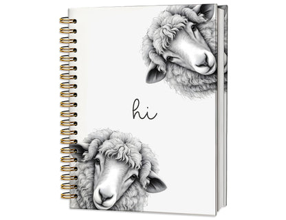 Penguin Notebook Journal,Cute Animal Notebook Journal for School Women Teen Girls Kids,Gifts for Penguin Lovers,Hardcover Spiral Notebooks for Work Notes Journaling,5.5x8.3 Inch