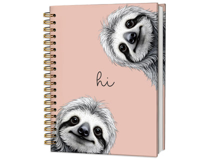 Penguin Notebook Journal,Cute Animal Notebook Journal for School Women Teen Girls Kids,Gifts for Penguin Lovers,Hardcover Spiral Notebooks for Work Notes Journaling,5.5x8.3 Inch
