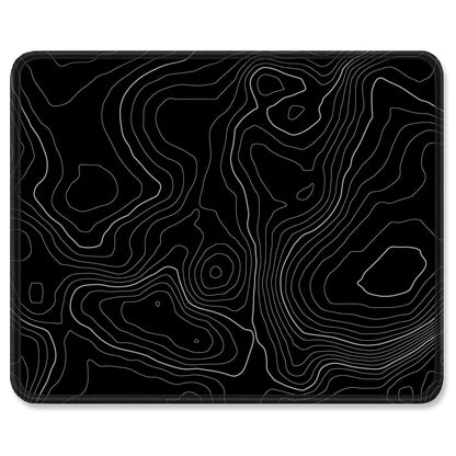 ITNRSIIET Mouse Pad with Stitched Edge Premium Textured Smooth Precise Operation Waterproof Washable Non-Slip Rubber Base Desktop Protection Mat, 10.2×8.3×0.12 inches, Palm Texture