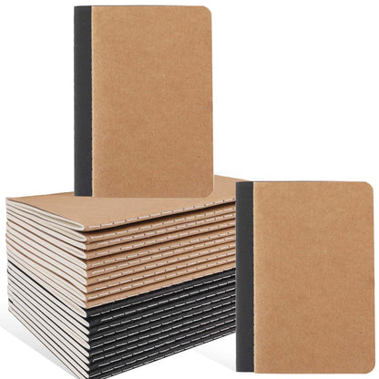 Oucaru 16PCS Mini Notebooks Bulk, Small Pocket Notebook, 3.5"x5.5" Blank