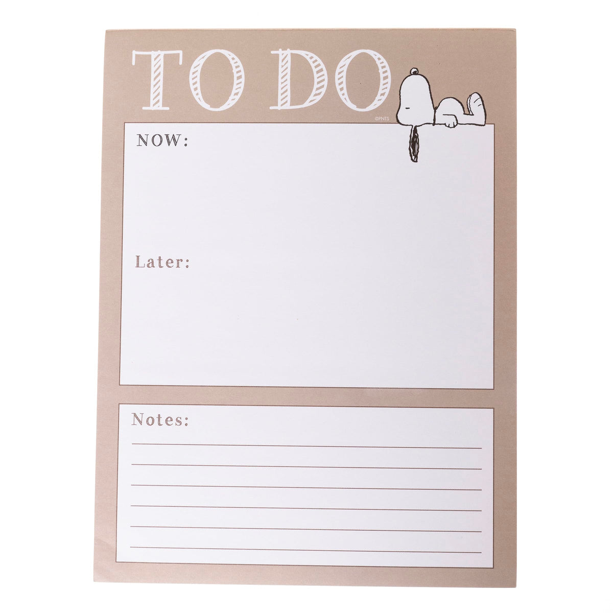 Graphique Large Notepad, Brush Strokes – 6" x 8", Cute Notepad with 150 Tear-Off Sheets, Features the Word “Notes” on Every Page – Perfect for Note Taking, List Making, and More