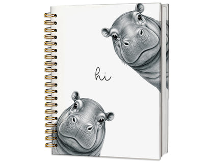Penguin Notebook Journal,Cute Animal Notebook Journal for School Women Teen Girls Kids,Gifts for Penguin Lovers,Hardcover Spiral Notebooks for Work Notes Journaling,5.5x8.3 Inch