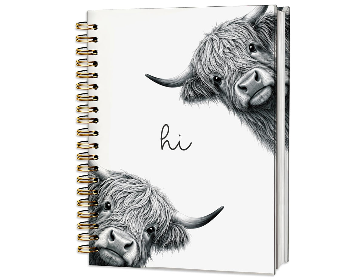 Penguin Notebook Journal,Cute Animal Notebook Journal for School Women Teen Girls Kids,Gifts for Penguin Lovers,Hardcover Spiral Notebooks for Work Notes Journaling,5.5x8.3 Inch