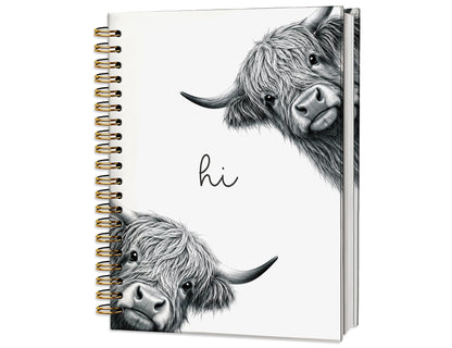 Penguin Notebook Journal,Cute Animal Notebook Journal for School Women Teen Girls Kids,Gifts for Penguin Lovers,Hardcover Spiral Notebooks for Work Notes Journaling,5.5x8.3 Inch