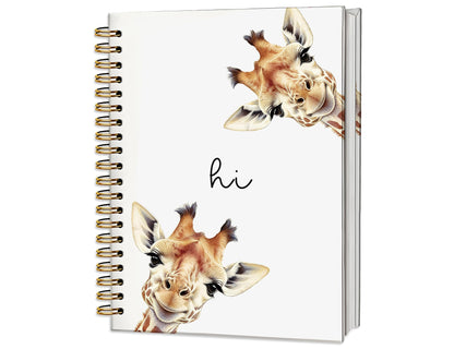 Penguin Notebook Journal,Cute Animal Notebook Journal for School Women Teen Girls Kids,Gifts for Penguin Lovers,Hardcover Spiral Notebooks for Work Notes Journaling,5.5x8.3 Inch