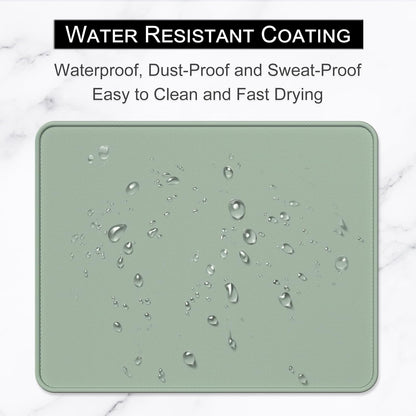 Hsurbtra Mouse Pad, Premium-Textured Square Mousepad 10.2 x 8.3 Inch, Stitched Edge Anti-Slip Waterproof Rubber Pretty Cute Computer Mat for Office Gaming Laptop Women Kids Sage Green
