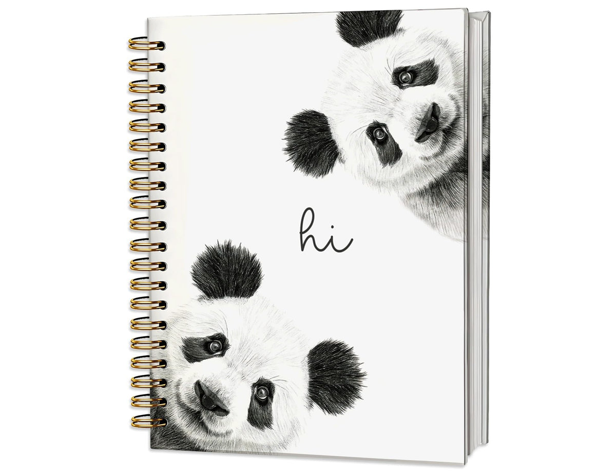Penguin Notebook Journal,Cute Animal Notebook Journal for School Women Teen Girls Kids,Gifts for Penguin Lovers,Hardcover Spiral Notebooks for Work Notes Journaling,5.5x8.3 Inch