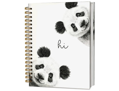 Penguin Notebook Journal,Cute Animal Notebook Journal for School Women Teen Girls Kids,Gifts for Penguin Lovers,Hardcover Spiral Notebooks for Work Notes Journaling,5.5x8.3 Inch