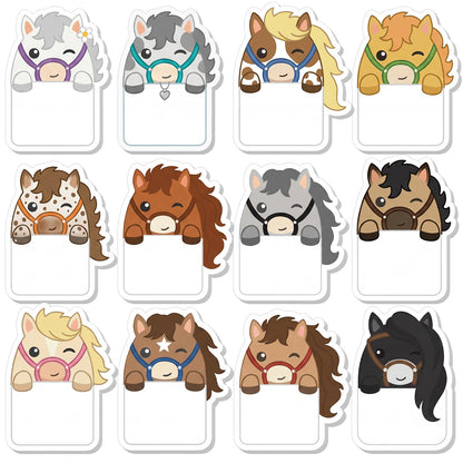 Yinder 24 Pads Animal Sticky Notes, Cute Cartoon Memo Self Adhesive