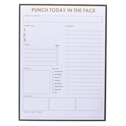 Graphique Large Notepad, Brush Strokes – 6" x 8", Cute Notepad with 150 Tear-Off Sheets, Features the Word “Notes” on Every Page – Perfect for Note Taking, List Making, and More