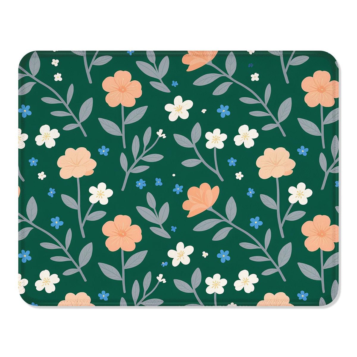 ITNRSIIET Mouse Pad with Stitched Edge Premium Textured Smooth Precise Operation Waterproof Washable Non-Slip Rubber Base Desktop Protection Mat, 10.2×8.3×0.12 inches, Palm Texture