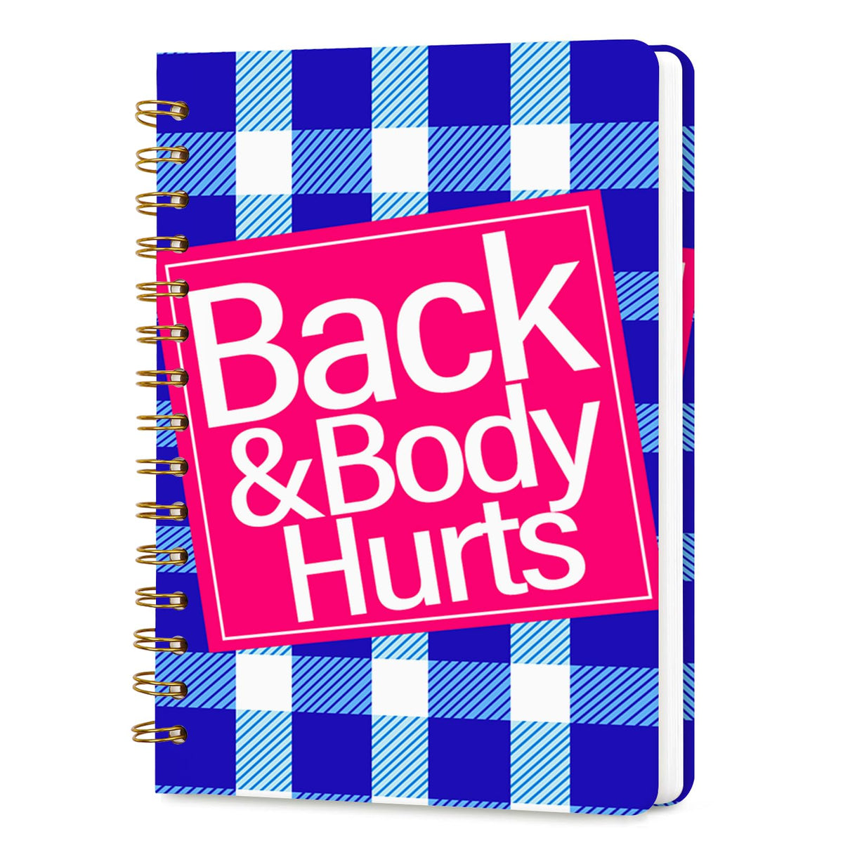 Lined Spiral Journal Notebook for Work A5, 160 Pages, Explosive Cat