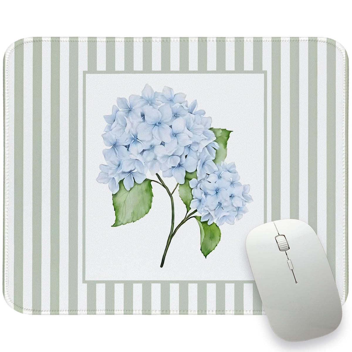 UTELKA Retro Boho Flroal Mouse Pad, Cute Mousepad for Desk Women 10x8