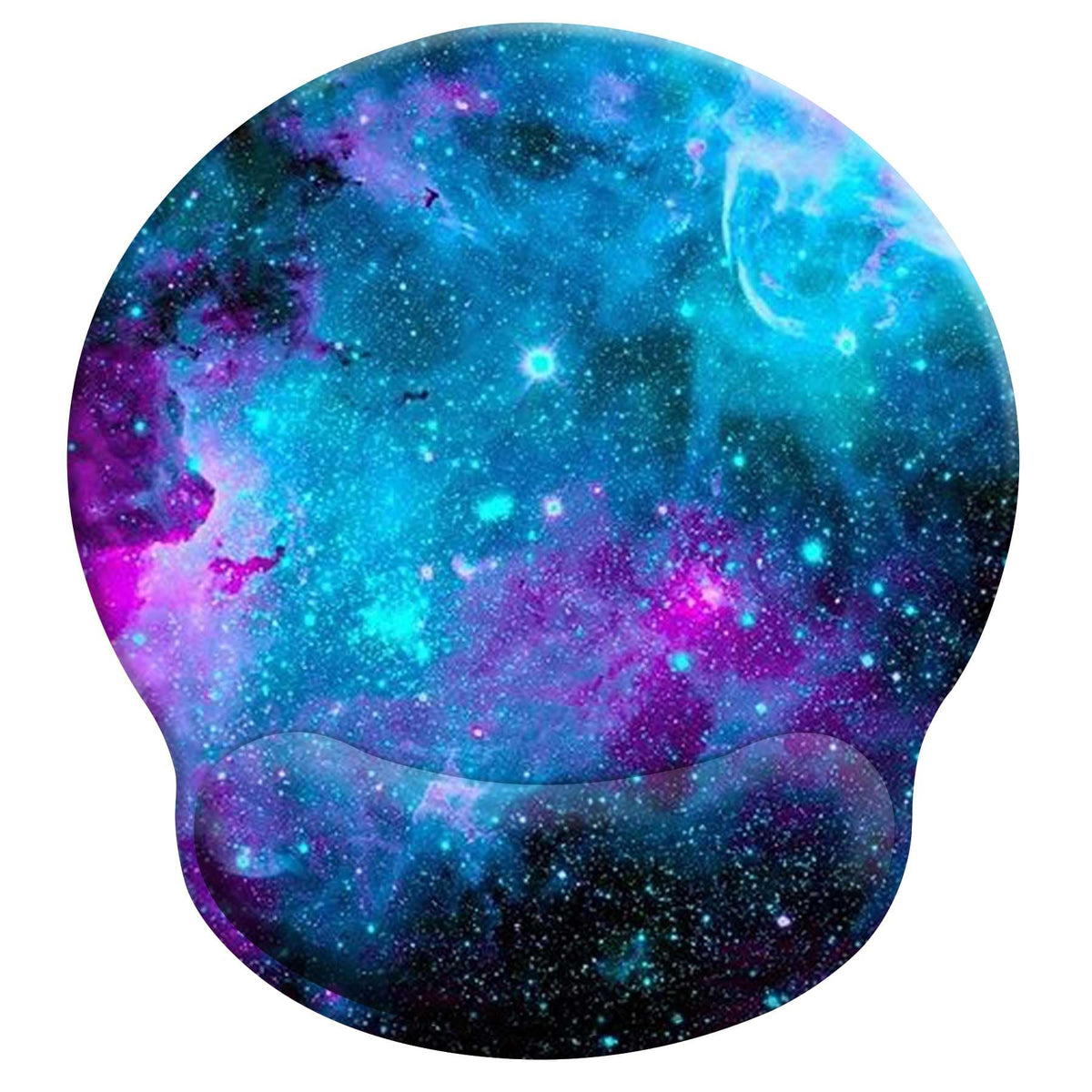 Pink Ergonomic Mouse Pad with Wrist Support, Mouse Pads for Desk with Memory Foam Wrist Rest Non-Slip PU Base for Office Decor Computer Laptop