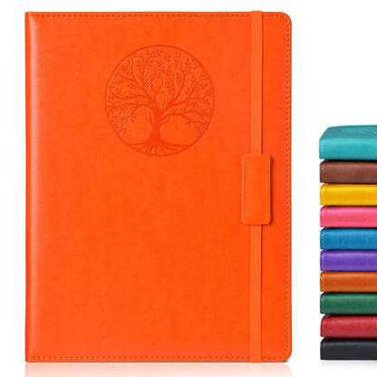 Biuwory Leather Journal Notebook,256 Thick Lined Pages,Hardcover 5.7"×8.3"