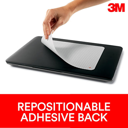 3M Precise Mouse Pad with Repositionable Adhesive Back, Enhances The Precision of Optical Mice at Fast Speeds and Extends The Battery Life of Wireless up to 50%*, 8.5" x 7", Bitmap (MP200PS), Polymer
