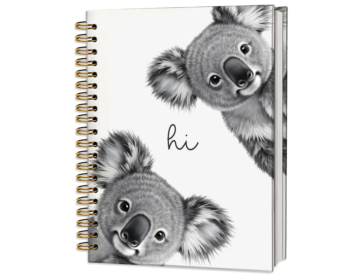 Penguin Notebook Journal,Cute Animal Notebook Journal for School Women Teen Girls Kids,Gifts for Penguin Lovers,Hardcover Spiral Notebooks for Work Notes Journaling,5.5x8.3 Inch