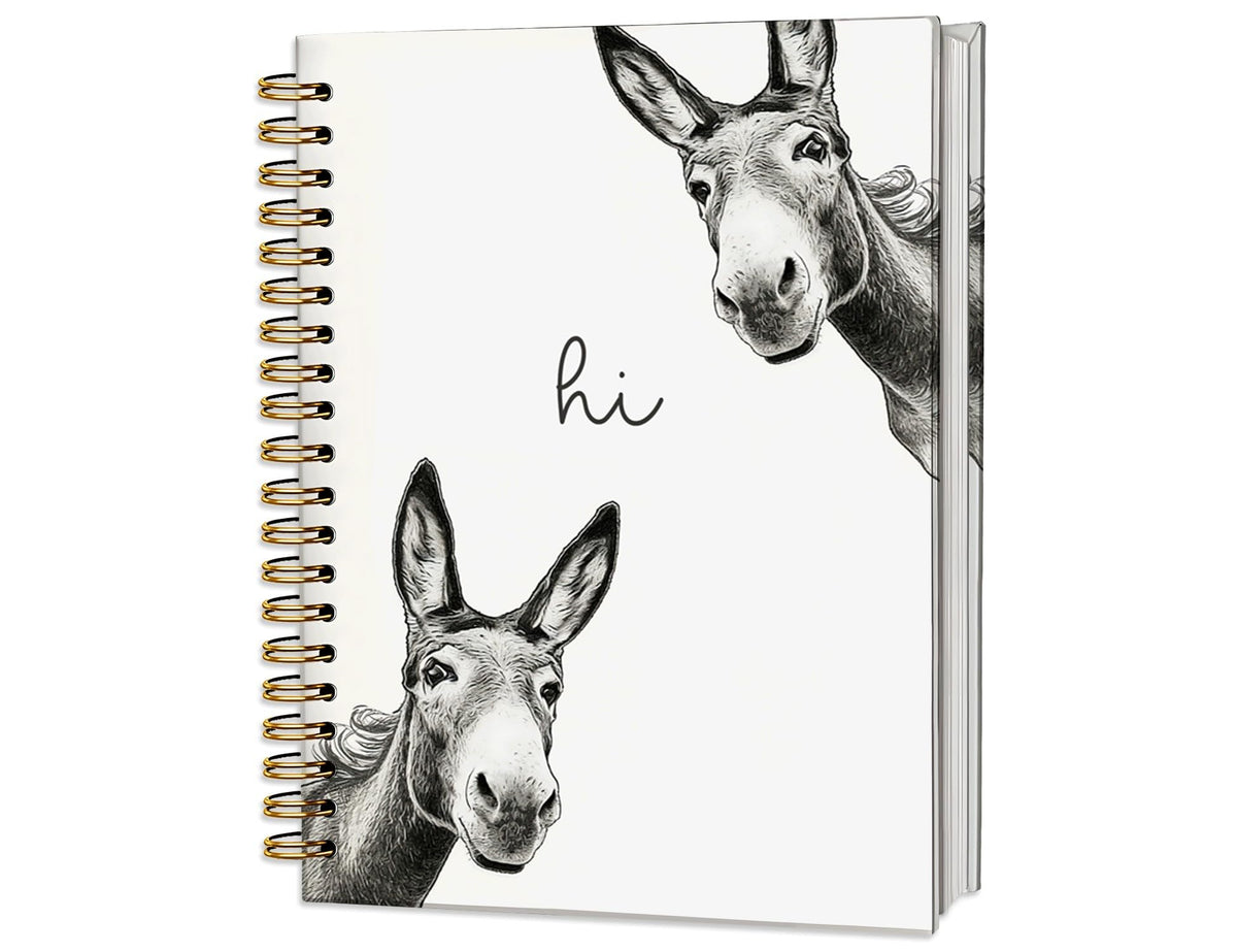 Penguin Notebook Journal,Cute Animal Notebook Journal for School Women Teen Girls Kids,Gifts for Penguin Lovers,Hardcover Spiral Notebooks for Work Notes Journaling,5.5x8.3 Inch