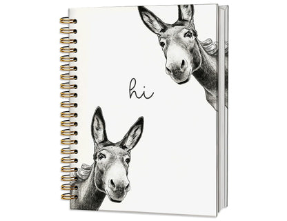 Penguin Notebook Journal,Cute Animal Notebook Journal for School Women Teen Girls Kids,Gifts for Penguin Lovers,Hardcover Spiral Notebooks for Work Notes Journaling,5.5x8.3 Inch