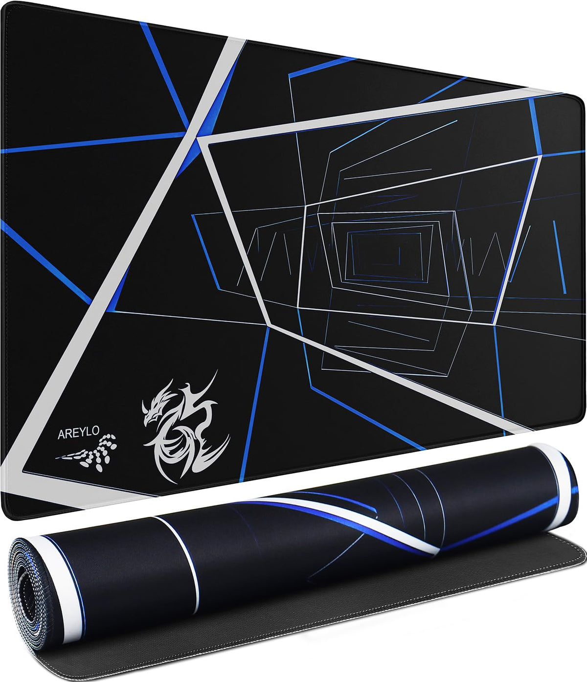 Large Gaming Mouse Pad, Waterproof Extra Large Mousepad with Stitched Edges