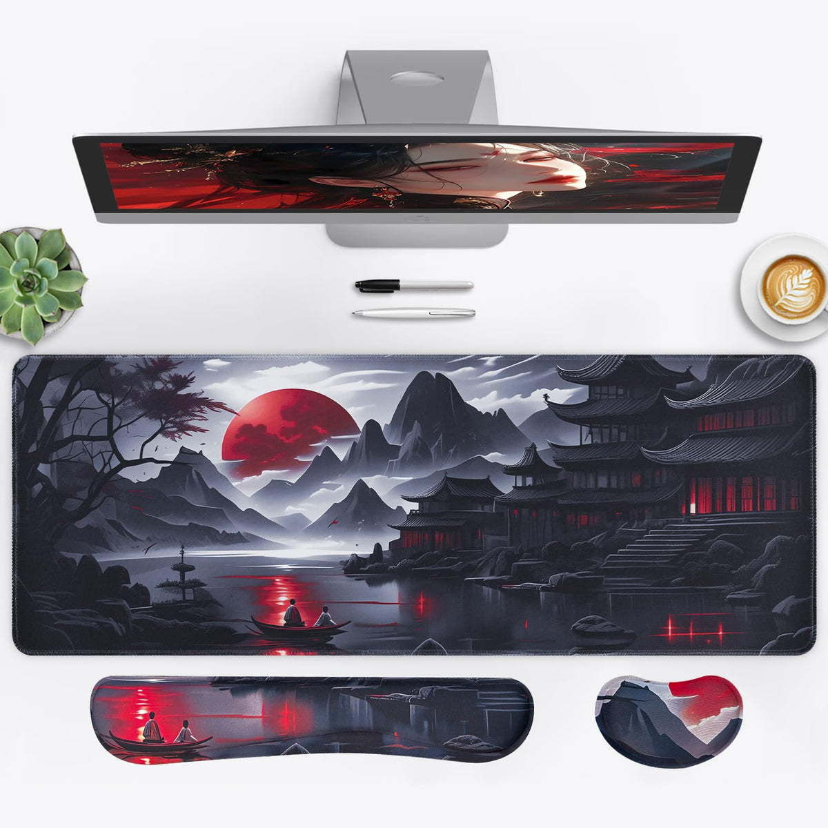 Large Gaming Mouse Pad,Anime Mousepad Suitable for Home Office School